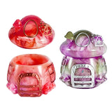 Mushroom House Jars Silicone Molds with Lid Storage Box Resin Epoxy Mold