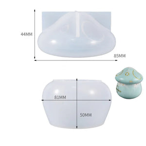Mushroom Jars Epoxy Resin Molds DIY Jewelry Storage Boxes