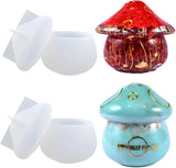 Mushroom Jars Epoxy Resin Molds DIY Jewelry Storage Boxes