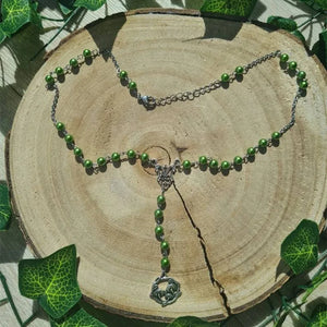 Y2K Mushroom Beaded Necklace