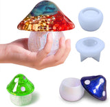 Mushrooms Silicone Epoxy Resin Mold for DIY Storage Bottle Home Decoration