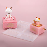 Music Box Epoxy Resin Mold for Keychains Pendant