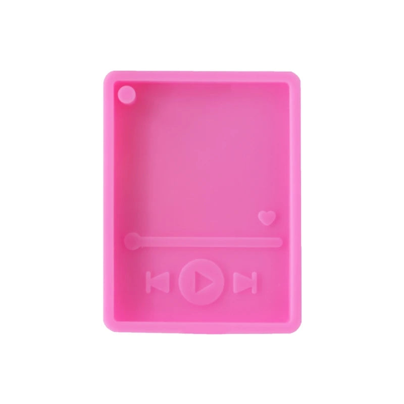 Music Player Keychain Epoxy Resin Mold DIY Crafts Tools
