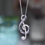 Crystal Zircon Diamonds Pendant Necklaces for Women