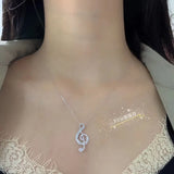 Crystal Zircon Diamonds Pendant Necklaces for Women