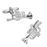 Musical Horn Cufflinks High Novelty Cuff Links