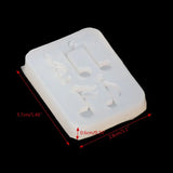 Musical Note Pendant Silicone Mold Resin Jewelry Fondant Cake DIY Mould