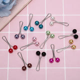Vintage Crystal Safety Scarf Pins Dress Pearl Rhinestone Buckle