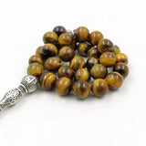 Muslim 2021 Style Tiger Eyes Tasbih 33 66 99 Beads Bracelet
