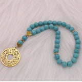 Muslim 33 Prayer Beads Al Furqan Islam Rosary Tasbih Bracelet