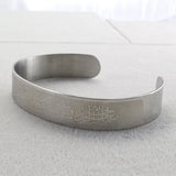 Muslim Allah AYATUL KURSI Steel Bracelet Bangle