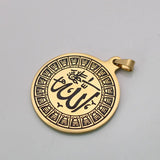 Muslim Allah Pendant Necklace Stainless Steel