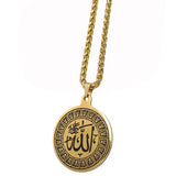 Muslim Allah Pendant Necklace Stainless Steel