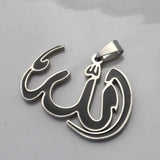 Muslim Allah Pendant Necklace Stainless Steel Charm Islam Jewelry Men Women