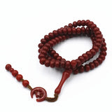 Muslim Rosary Beads Bracelet 8mm Tasbih 99 Beads with Tassel Charm Bracelet