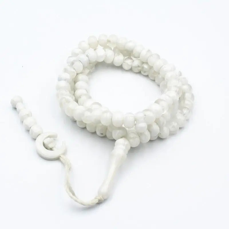 Muslim Rosary Beads Bracelet 8mm Tasbih 99 Beads with Tassel Charm Bracelet