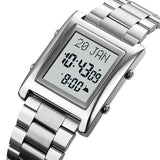 Muslim Digital Watch Men Women Pilgrimage Time Reminder Watches For Islamic