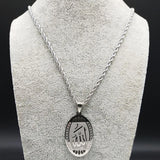 Muslim Islamic Quran Allah Necklace for Men