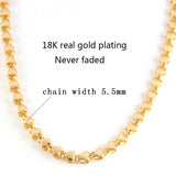 Muslim Islamic Peach Heart Women Charm Necklace Arabian Wedding Party