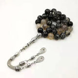 Muslim Men's Agate Tasbih Bracelet Prayer Beads Islamic Misbaha 33 66 99