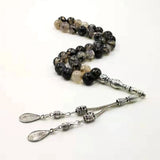 Muslim Men's Agate Tasbih Bracelet Prayer Beads Islamic Misbaha 33 66 99