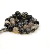 Muslim Men's Agate Tasbih Bracelet Prayer Beads Islamic Misbaha 33 66 99