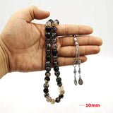 Muslim Men's Agate Tasbih Bracelet Prayer Beads Islamic Misbaha 33 66 99