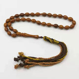 Muslim Man's Resin Tasbih bracelet 33 prayerbeads with tassel