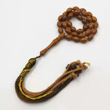 Muslim Man's Resin Tasbih bracelet 33 prayerbeads with tassel