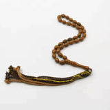 Muslim Man's Resin Tasbih bracelet 33 prayerbeads with tassel