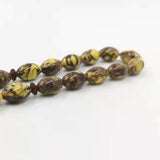 Muslim Yellow Resin Tasbih 33 Beads Turkey Royal Islam Rosary Misbaha