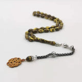 Muslim Yellow Resin Tasbih 33 Beads Turkey Royal Islam Rosary Misbaha