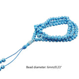 Muslim ME Bracelet Tassel Pendant 99 Prayer Beads Chain Islamic Allah Rosary
