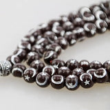 Muslim ME Bracelet Tassel Pendant 99 Prayer Beads Chain Islamic Allah Rosary