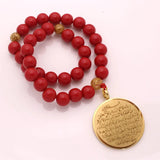 Muslim Prayer 33 Beads Tasbih Ayatul Kursi Bracelets