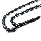 Muslim Enamel Beads and Bafon Wrap Kuka Rosary