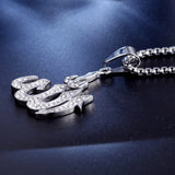 Bohemian Crystal Inlaid Necklace Pendant