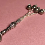 Muslim 8mm Pyrite Red Agate Rosary Beads