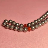 Muslim 8mm Pyrite Red Agate Rosary Beads