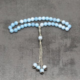 Muslim Tasbih 33 Beads 8mm Stone Road Agate Subhah Prayer Beads