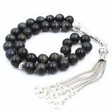 Muslim Tasbih 33 Rosary Beads Islamic Agate Prayer Misbaha