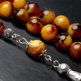 Muslim Tasbih Resin Rosary 33 51pcs Men's Accessories Ramadan Gift Misbaha