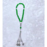 Muslim Tesbih Bracelet 8mm 33 Beads Natural Stone Islamic Rosary Bead