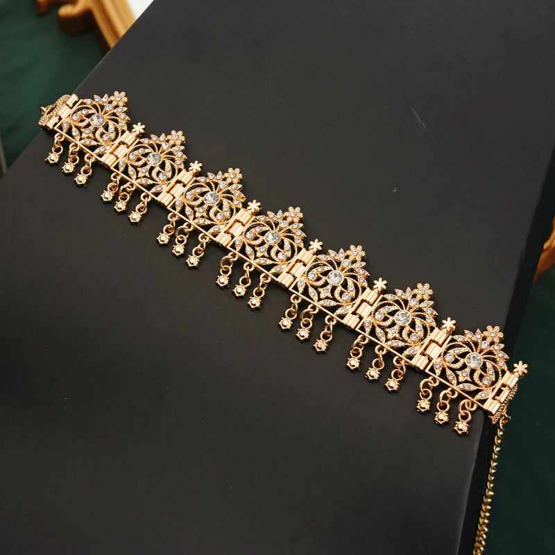 Algeria Bridal Hair Chain Star Moon Pendant