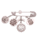 Muslim Islam AYATUL KURSI Allah Baby Brooch Pin