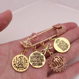 Muslim Islam Vanyakad Mashallah Brooch Pin