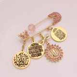 Muslim Islam Vanyakad Mashallah Brooch Pin