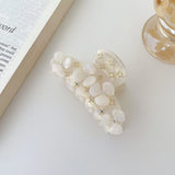 Muweordy Flower Hair Claws Acetate Hair Claw Clip Rhinestone Hair Clips