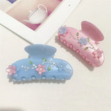 Korea INS Colorful Rhinestone Flower Hair Claws for Women