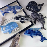 Marine Shark Hair Claw Acetate Claw Clip